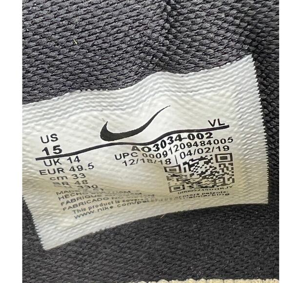 Nike Vapor Untouchable Speed 3 TD Black/Gold Football Cleat AO3034-002 Sz 15 NEW main image 8